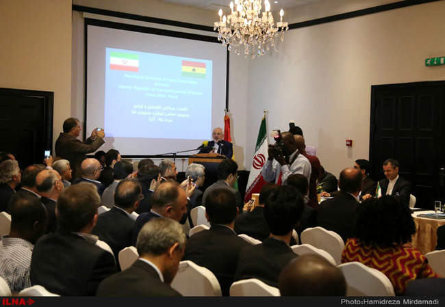 سفر محمدجواد ظریف وزیر امور خارجه کشورمان به غنا