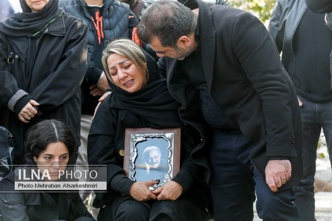 مراسم تشییع پیکر «سعید پیردوست»