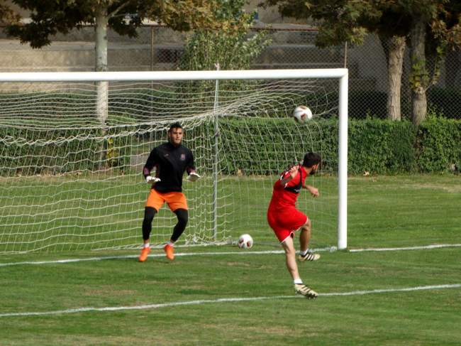 گزارش تصویری تمرین امروز نساجی