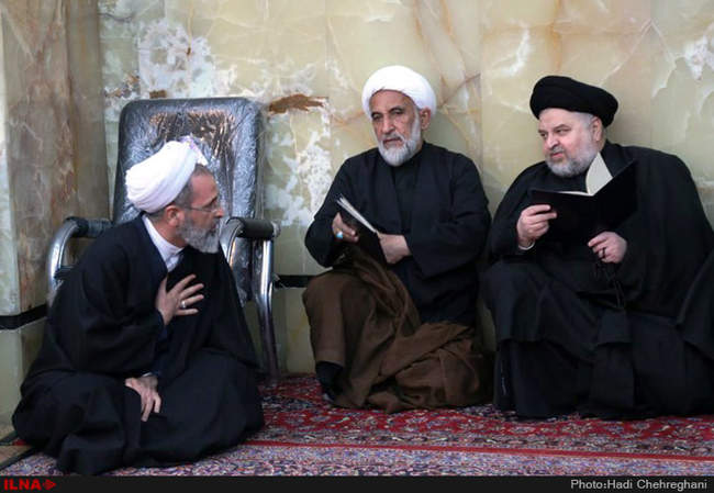 مراسم بزرگداشت مرحوم غضنفر رکن آبادی در مسجداعظم قم