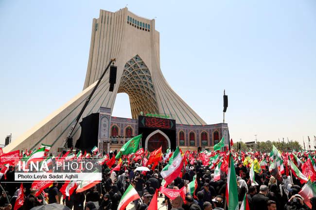 مراسم تشییع پیکر مطهر رهبر شهید انقلاب / 1