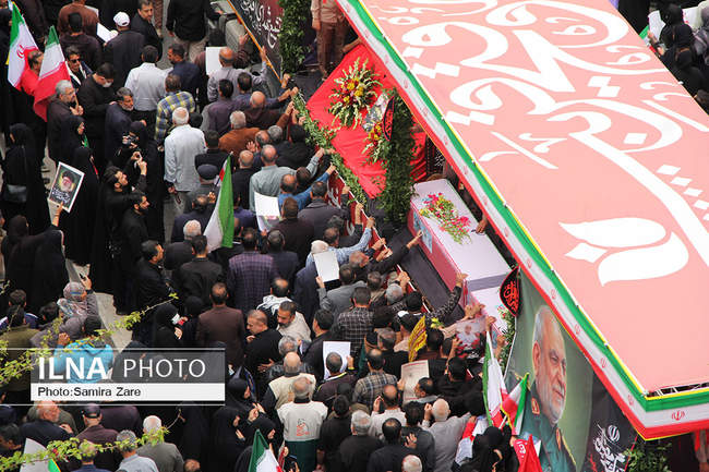 تشییع سرلشکر شهید مجید خادمی - شیراز 