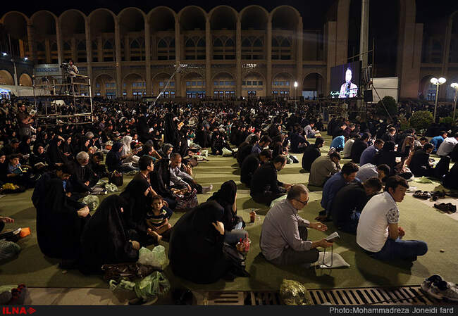 مراسم احیای شب بیست و یکم رمضان در مصلی امام خمینی (ره) تهران/1