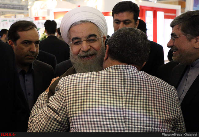 بازدید رییس جمهوری از نمایشگاه مطبوعات 