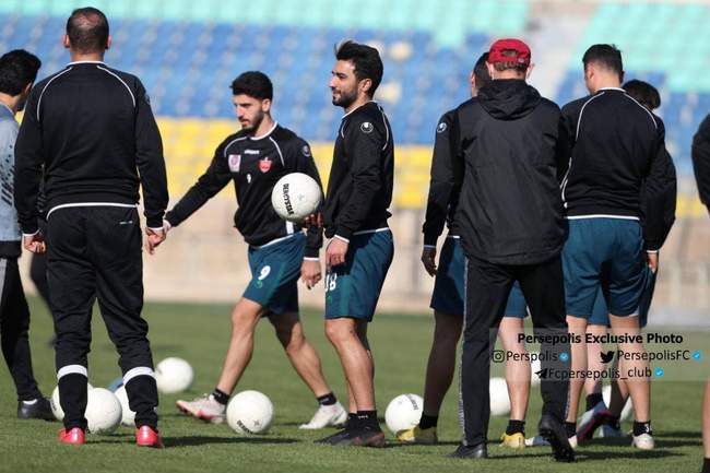 گزارش تصویری: تمرینات پرسپولیس با رنگ بوی کریسمس