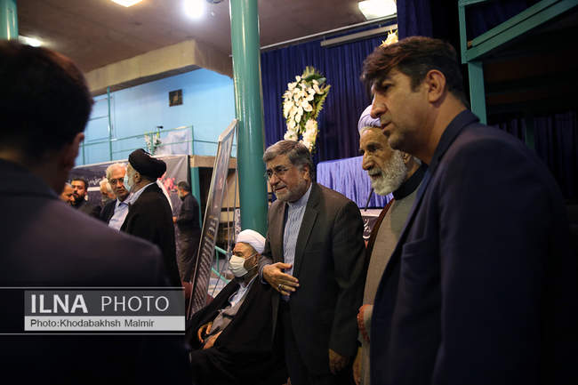 مراسم وداع با پیکر حجت الاسلام و المسلمین دعایی