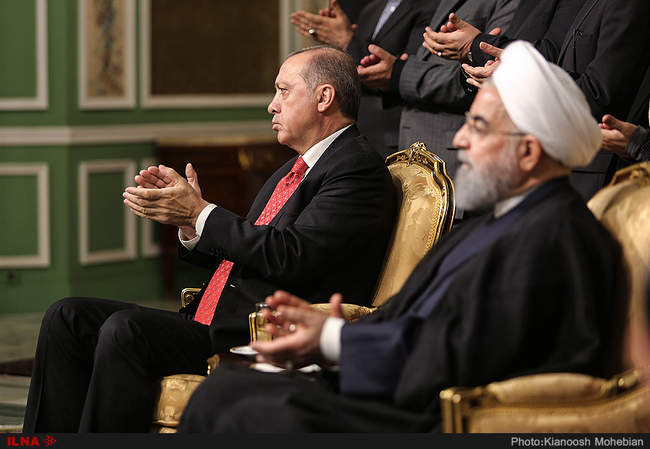 مراسم استقبال رسمی از رجب طیب اردوغان، رییس جمهور ترکیه