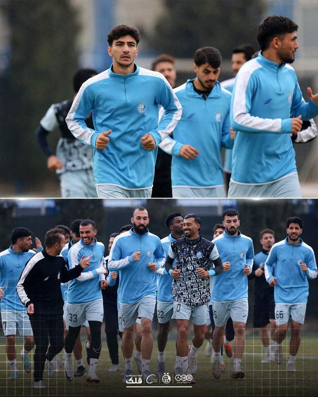 تصاویری از تمرین امروز تیم استقلال 