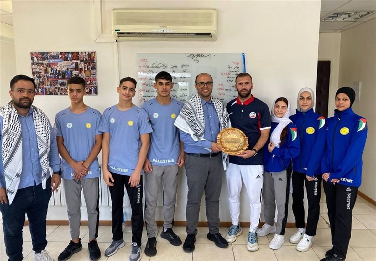 رئیس فدراسیون ووشو با ملی‌پوشان فلسطینی دیدار کرد