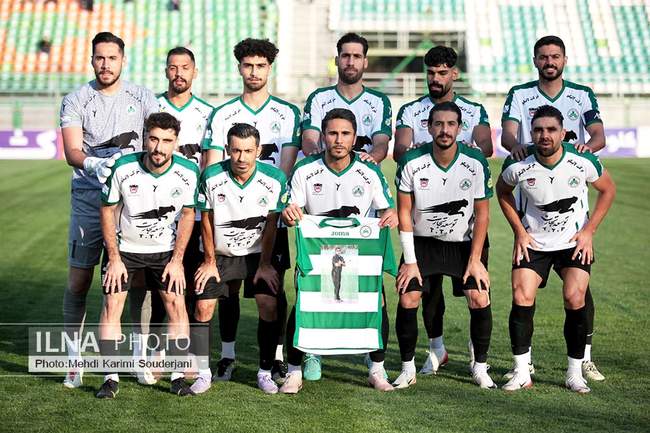 تساوی تیم فوتبال ذوب آهن اصفهان مقابل ملوان انزلی