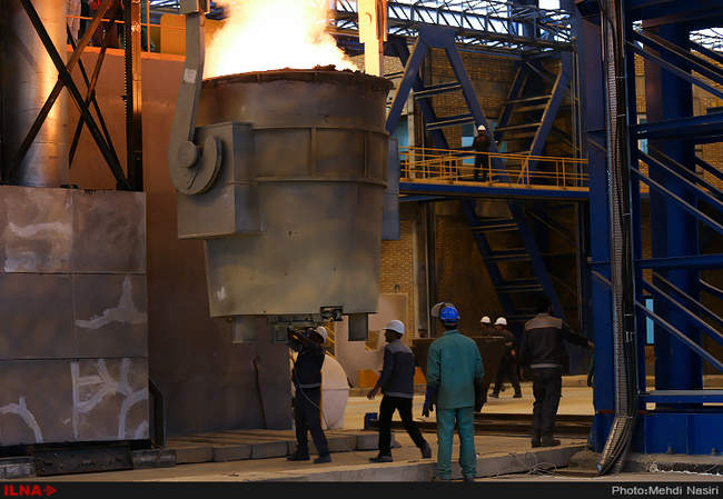 افتتاح کارخانه فولاد کویر دامغان باحضور معاون اول رئیس جمهور 