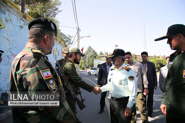 تودیع و معارفه فرمانده انتظامی کردستان