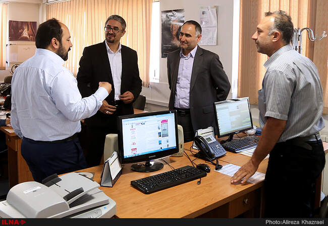 بازدید مدیرعامل صندوق بیمه اجتماعی کشاورزان، روستائیان و عشایر از خبرگزاری ایلنا