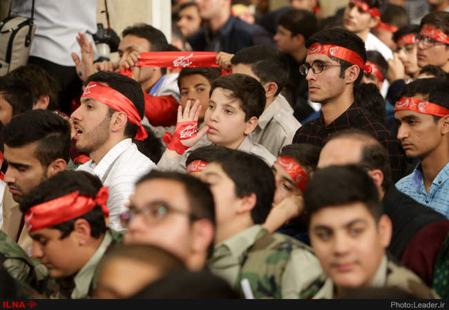 دیدار هزاران نفر از دانش‌آموزان و دانشجویان با رهبر معظم انقلاب
