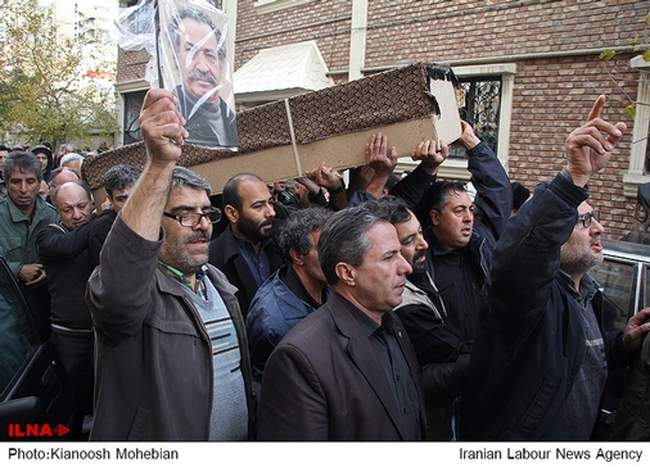 مراسم تشییع پیکر عظیم جوانروح فیلمبردار سینما و تلویزیون