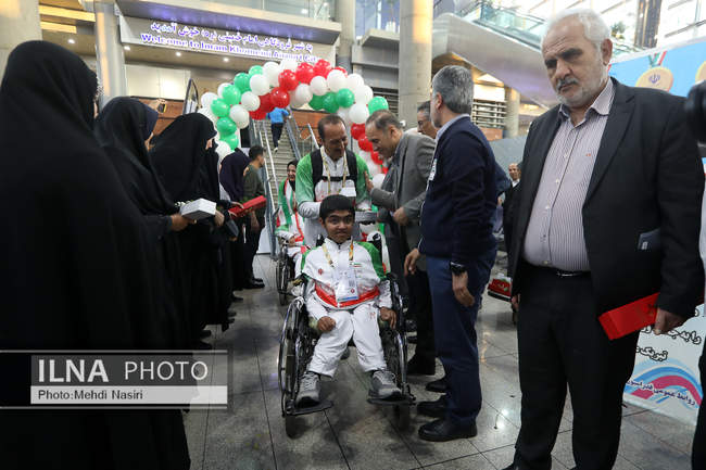 بازگشت کاروان ایران از بازی‌های پاراآسیایی جوانان (گزارش تصویری)