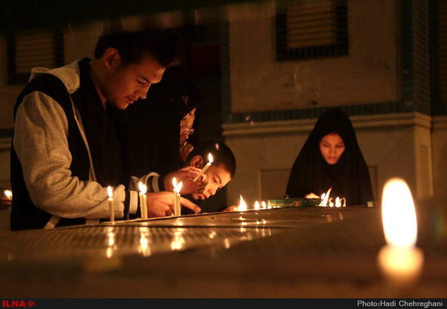 مراسم شام غریبان درحرم حضرت معصومه(س)