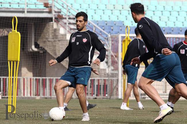 گزارش تصویری از تمرینات پرسپولیس 