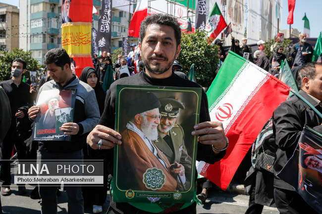 مراسم اربعین رهبر شهید انقلاب در تهران / 1