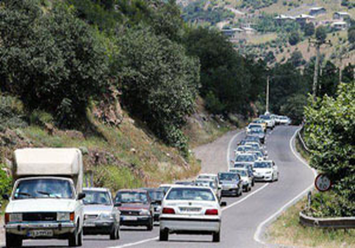 ترافیک پرحجم و روان در مازندران