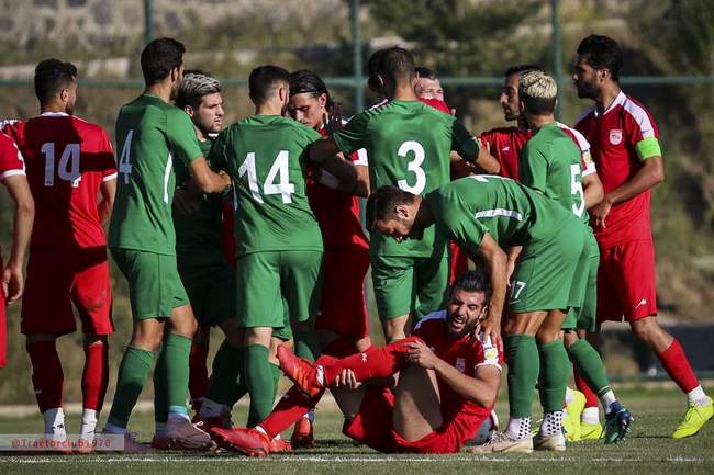 گزارش تصویری بازی تراکتور و ریزه اسپور