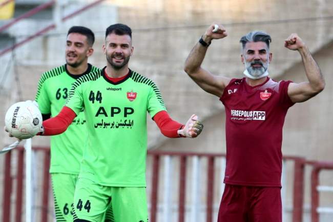 گزارش تصویری: پرسپولیس آماده برگزاری جشن قهرمانی در مسجد سلیمان 
