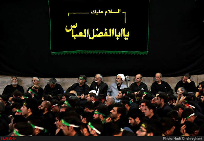 عزاداری ابااعبدالله الحسین(ع) درهیئت رزمندگان اسلام قم