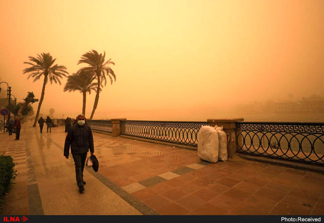 مصر در تصرف طوفان شن