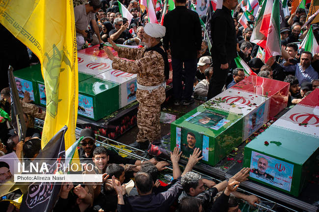  مراسم تشییع شهدای اقتدار - تهران/ 3 