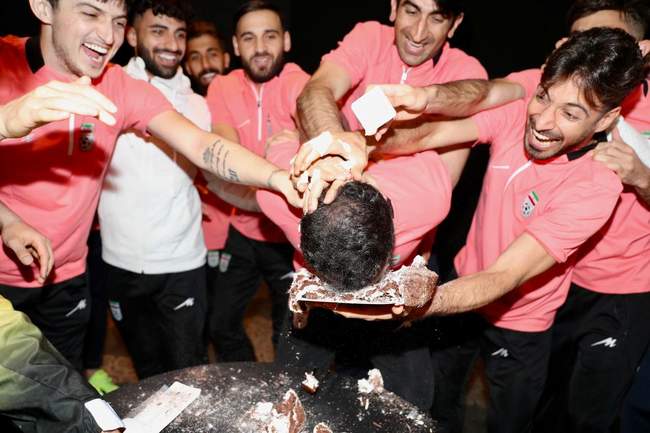 گزارش تصویری تولد کنعانی‌زادگان در اردوی تیم ملی