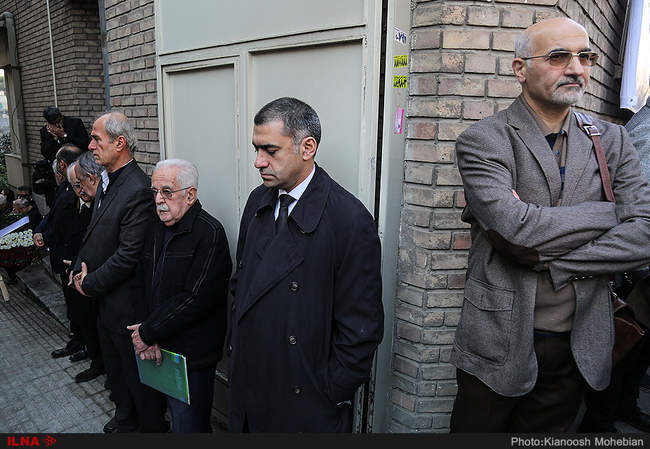 مراسم تشییع پیکر حسین شاه حسینی