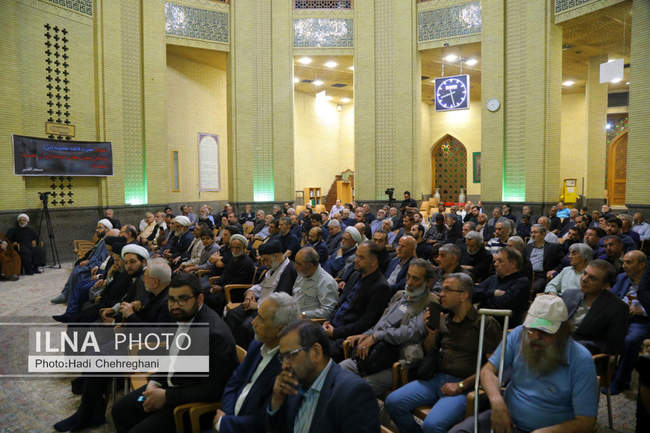 مراسم ختم همسر آیت‌الله سیستانی در تهران