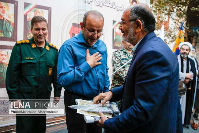 مراسم یادواره شهدای اقتدار ملی ۱۲ روزه و نام‌گذاری کوچه شهید والامق�