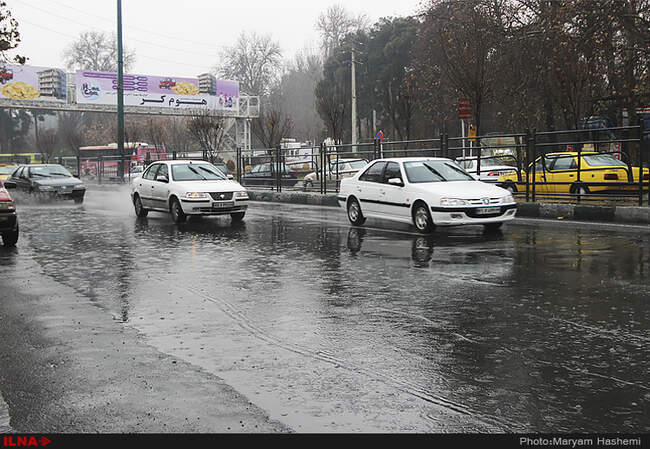  اولین باران زمستانی در استان البرز