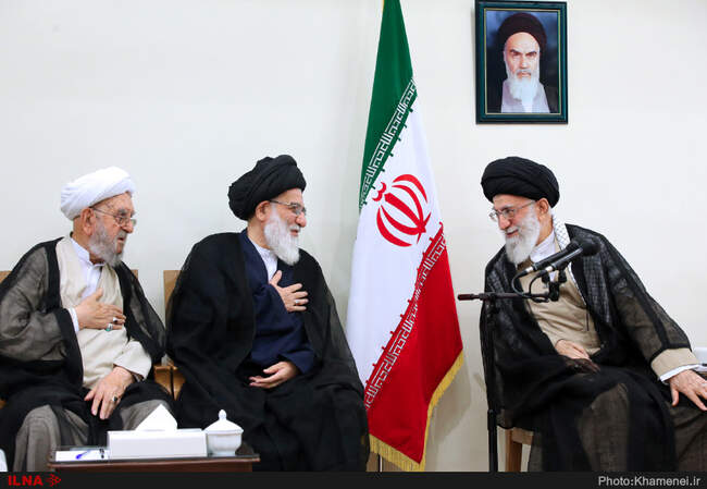 دیدار رییس و اعضای مجلس خبرگان رهبری با مقام معظم رهبری