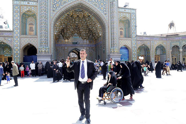 حال و هوای زائران در روز میلاد حضرت فاطمه معصومه(س)