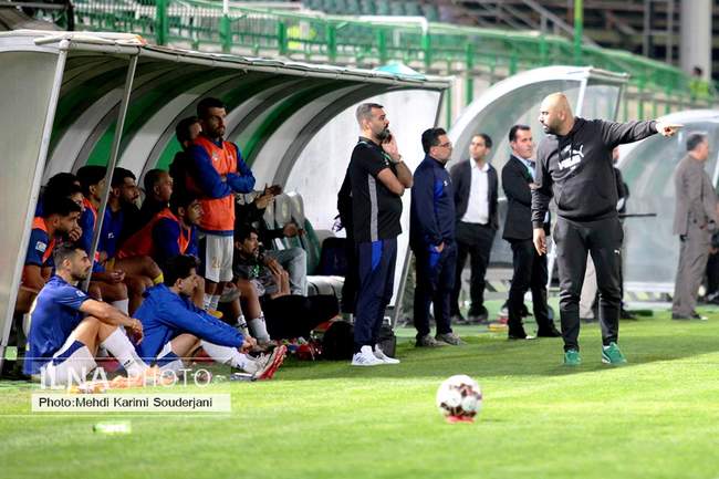 تساوی تیم فوتبال ذوب آهن اصفهان مقابل ملوان انزلی