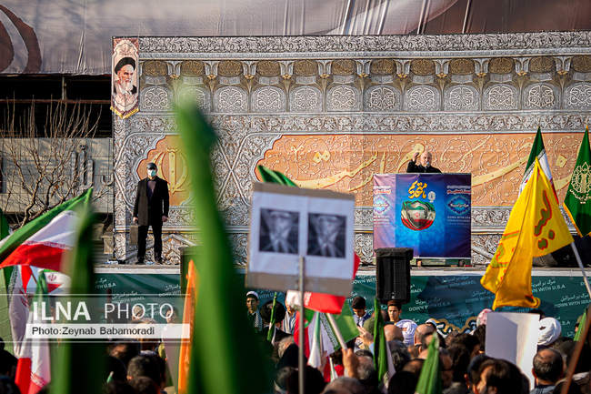 راهپیمایی محکومیت اقدامات تروریستی آمریکا و رژیم صهیونیستی علیه ملت