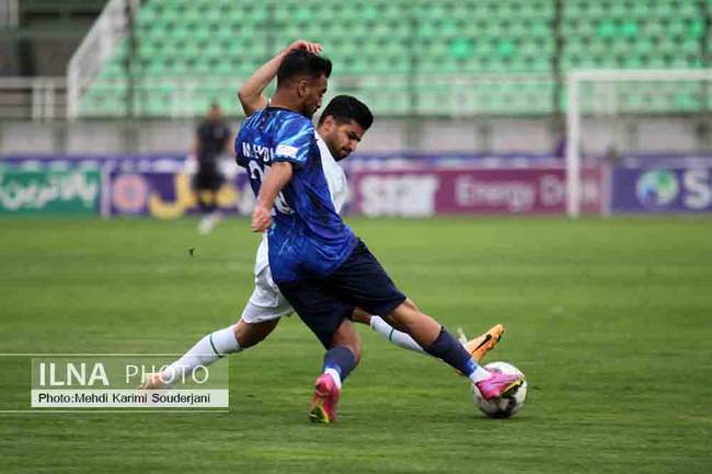 شکست تیم فوتبال ذوب آهن اصفهان مقابل ملوان انزلی