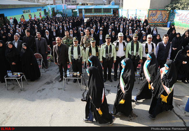 گزارش تصویری از آیین بازگشایی مدارس با حضور سردار رحیمی