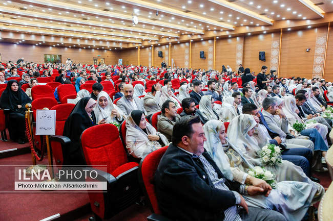 مراسم ازدواج ۹۰۰ زوج از فرزندان بازنشستگان نیروهای مسلح