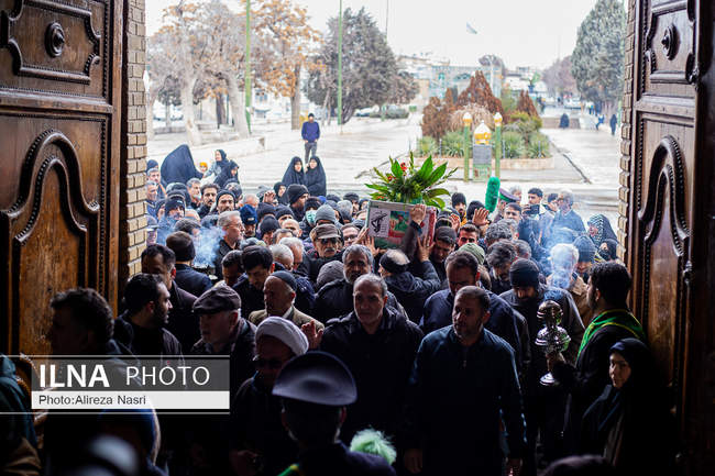 تشییع پیکر شهید مقاومت ملی در قزوین به روایت تصویر