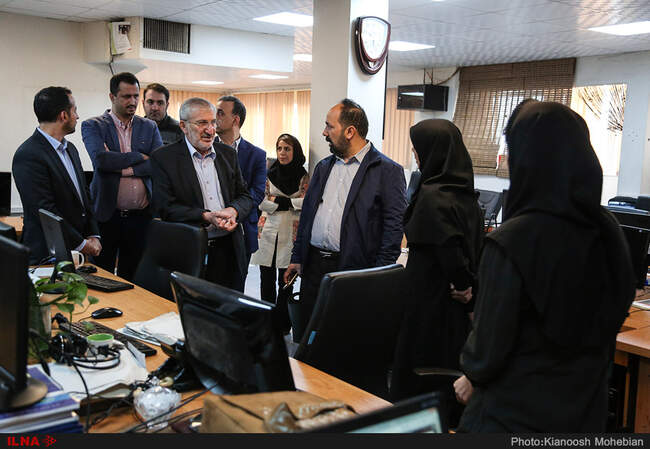 حضور محمد سعیدی‌کیا در خبرگزاری ایلنا