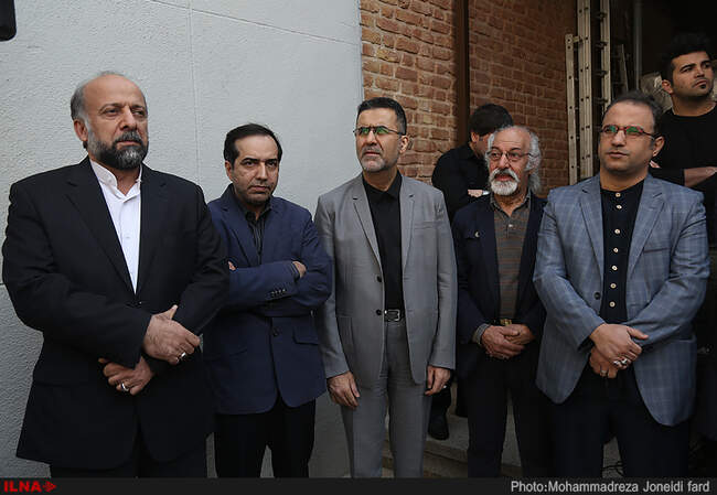 گزارش تصویری از مراسم تشییع پیکر علی معلم