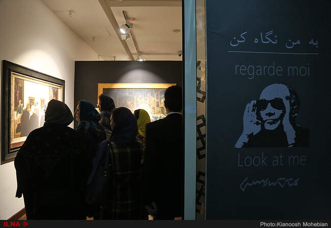 تصاویری از افتتاحیه «لوور در تهران» با حضور وزیر خارجه فرانسه