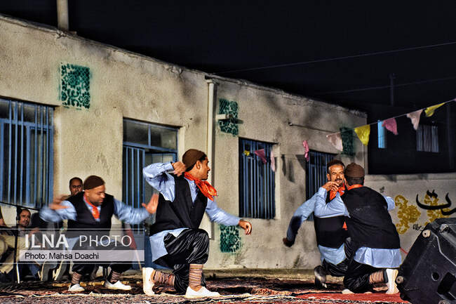 آیین سنتی رقص محلی در روستای کیذقان