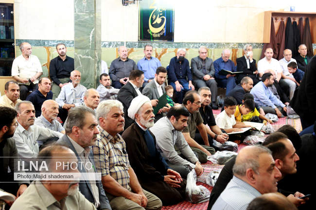 مراسم ختم مادر احمد مسجدجامعی 