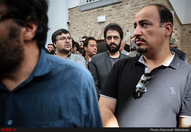 مراسم تشییع پیکر یدالله صمدی