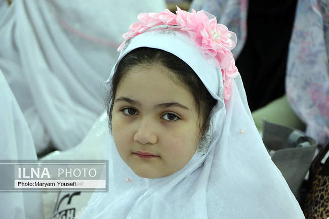 مراسم جشن تکلیف ۵ هزار نفری دختران تبریز