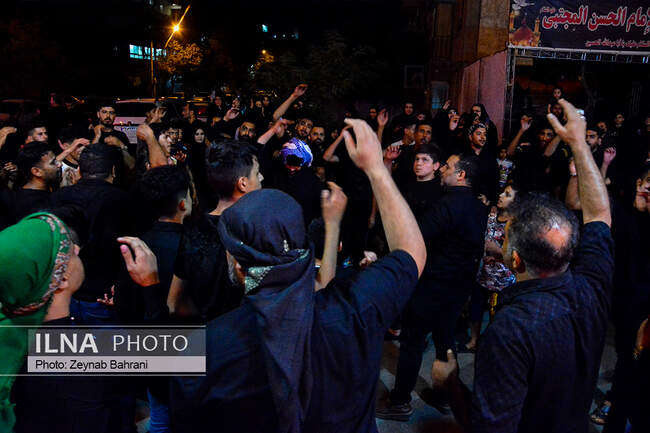 مراسم سینی گردانی شهرک عرب ها